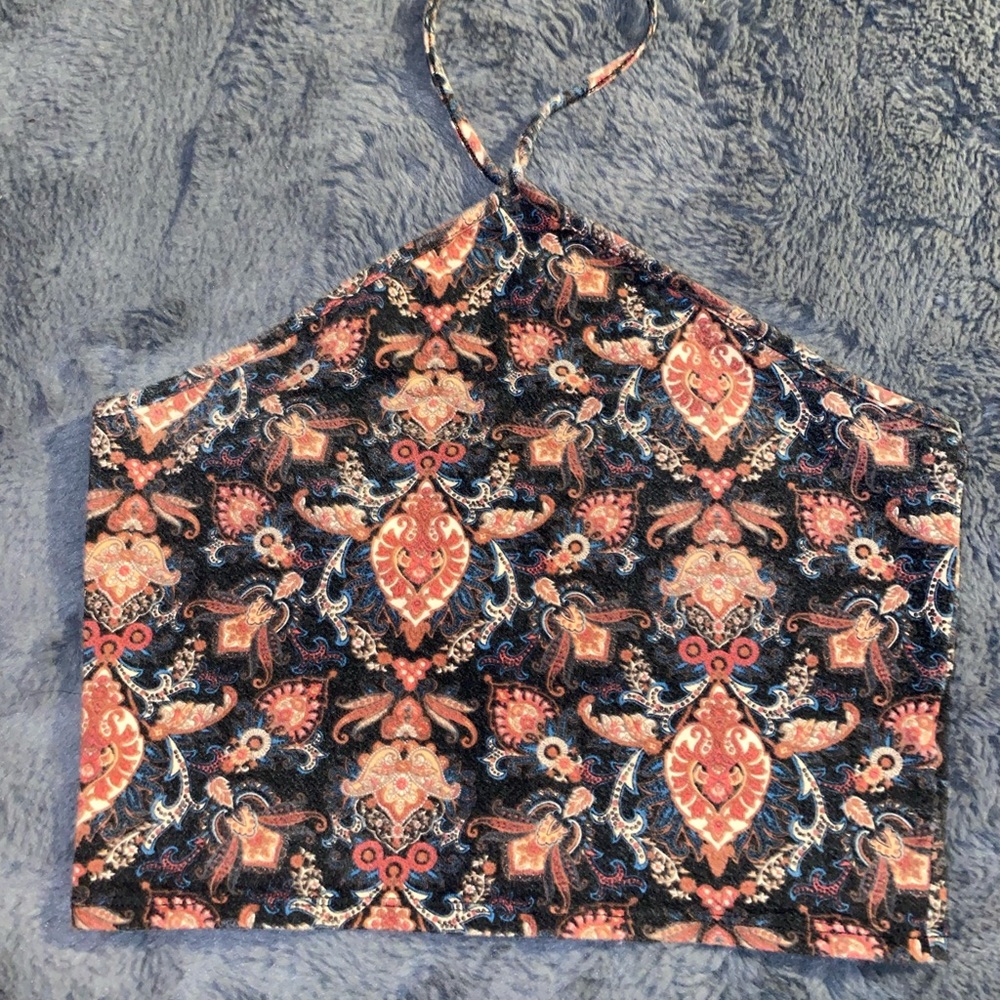 Forever 21 paisley halter top